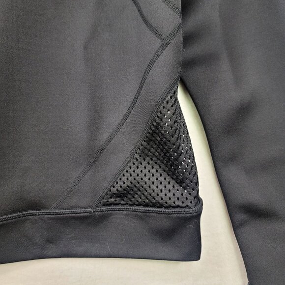 Fabletics Black Mesh Neoprene Panel Long Sleeve Sweatshirt XL Athletic Top - Picture 5 of 11